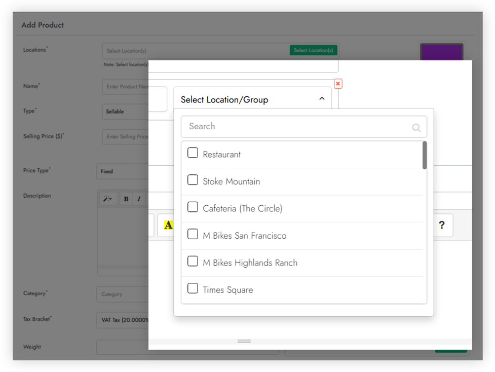 Multi-Location Product, Inventory, Vendor, and PO Management